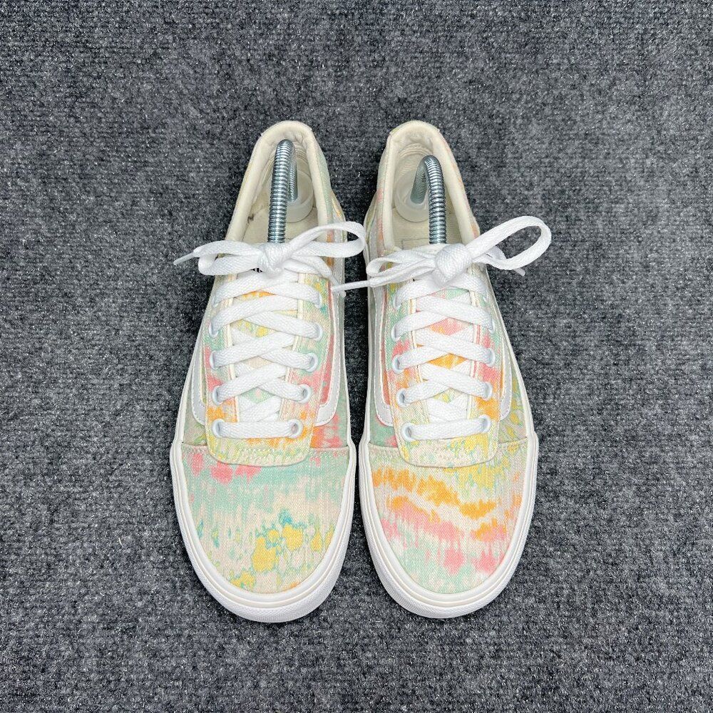 Vans Old Skool Shoes Women's Size 9 Tie Dye Low‎ Lace Up Retro Skate Sneakers - Picture 3 of 11